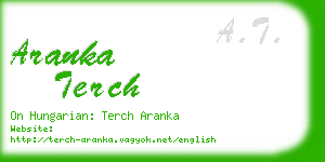 aranka terch business card